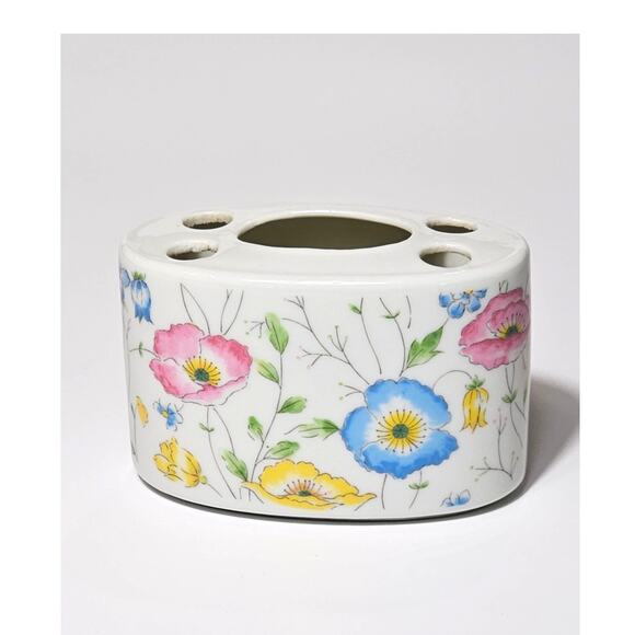 80s Wildflower Meadow Toothbrush or Pencil Holder, Toothbrush Holder, Flowers - Picture 2 of 7